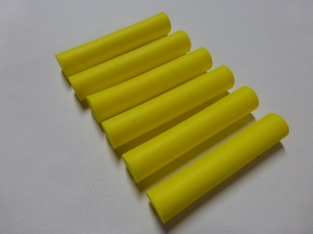 Cilinder Foam Yellow 8 mm (8 Stuks)